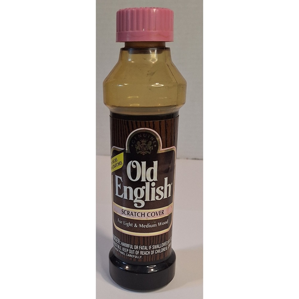 Old English Scratch Repair Wood Light‎ To Medium Pink Vintage 8 Oz